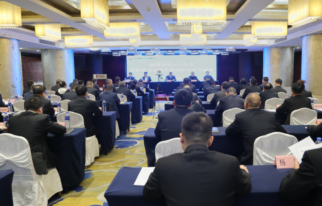 陕钢集团召开2025年度所属单位党组织书记抓党建述职评议考核会