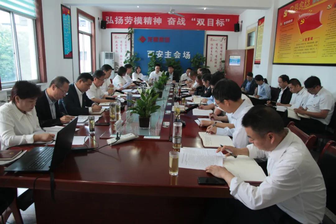 龙钢集团公司党委召开5月份党群工作例会